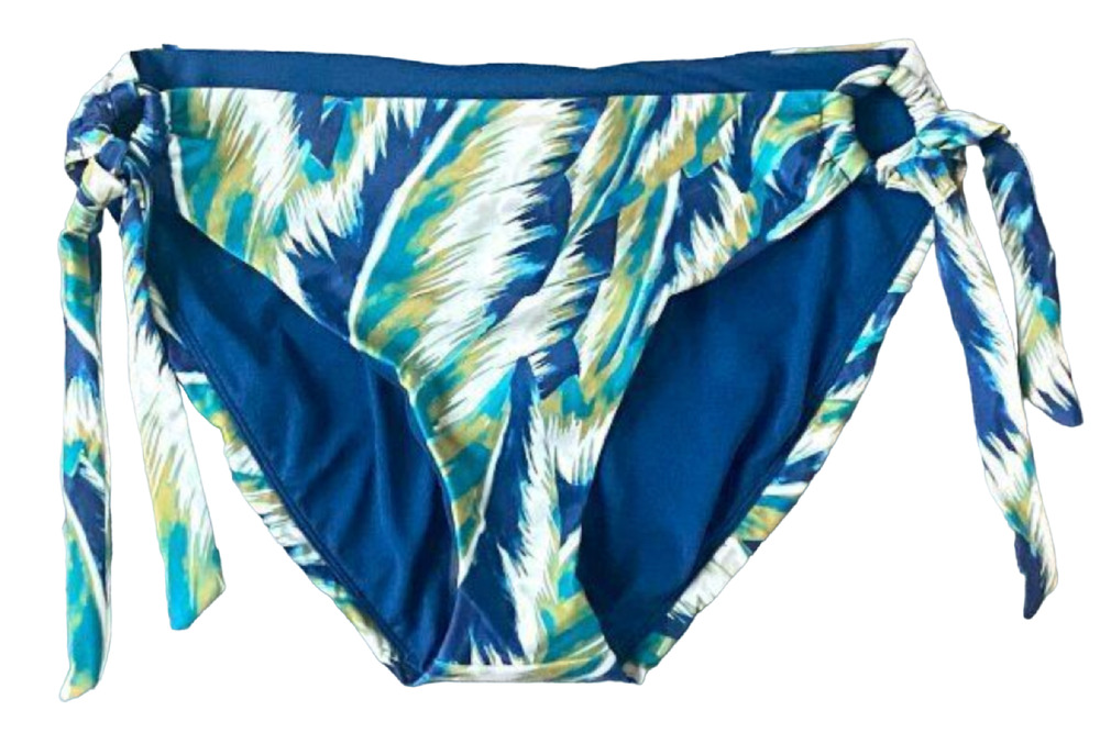 NEW prAna TROPIC PANAMA AUDREY SIDE TIE SWIMSUIT BIKINI BOTTOMS SIZE SMALL